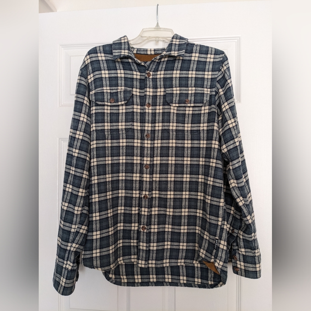 Prana Men's Ansel Midweight Flannel